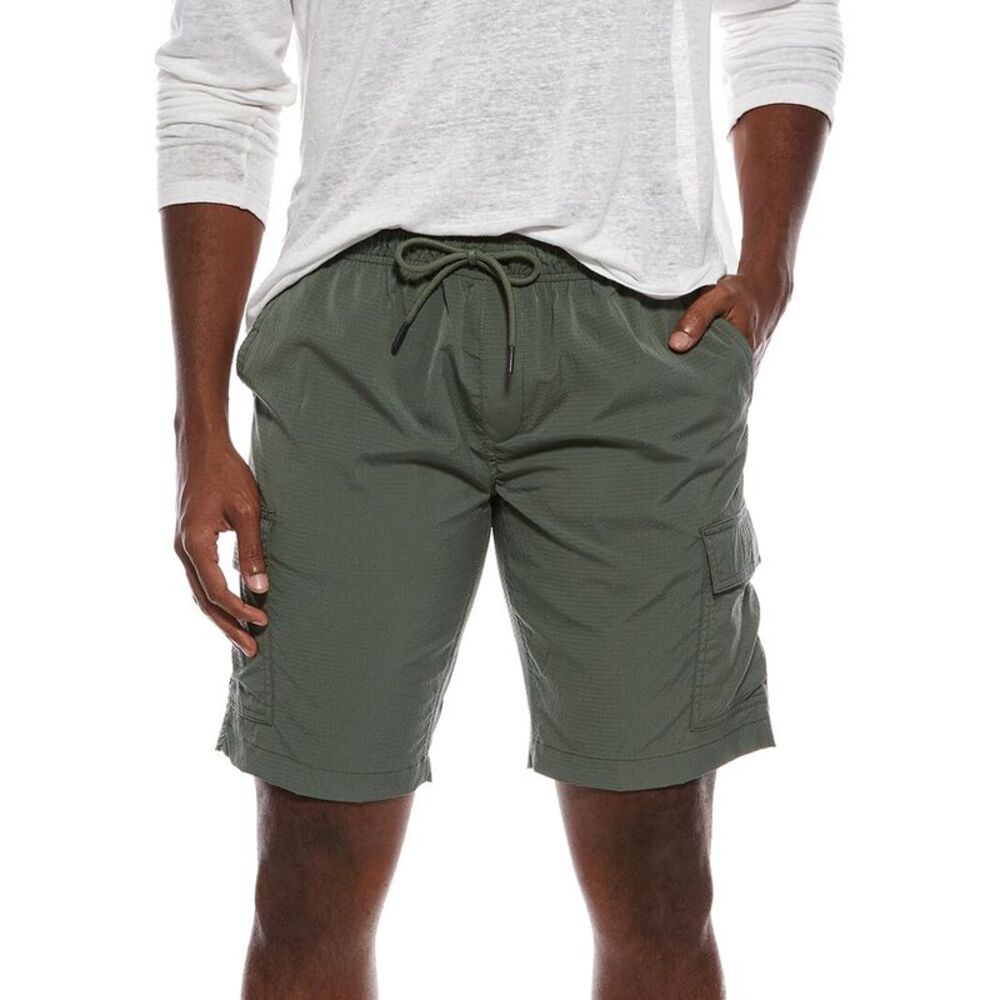Vintage 1946 Mens Metal Vent Staple Weave Cargo Short, Green